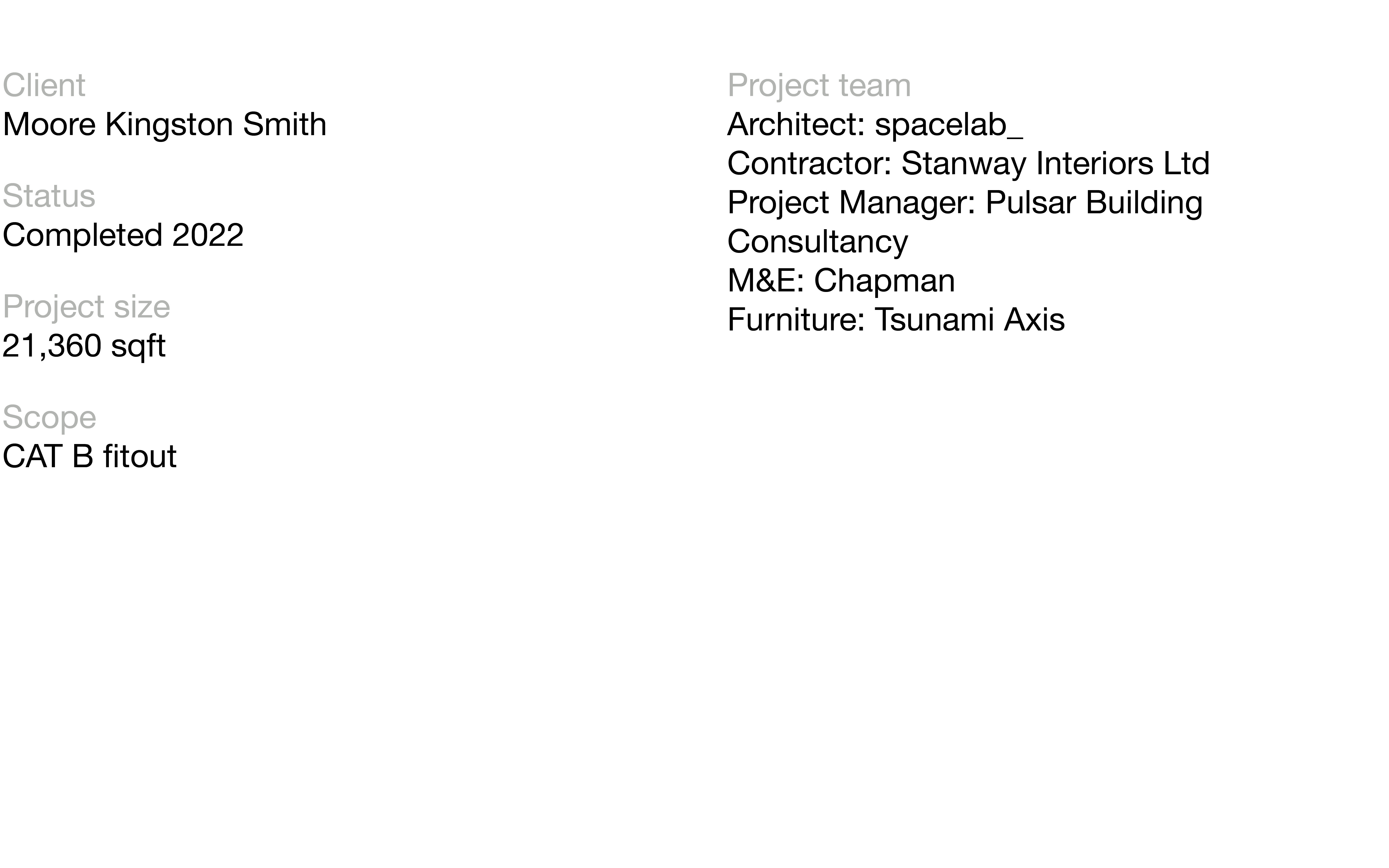 Project Metrics MKS